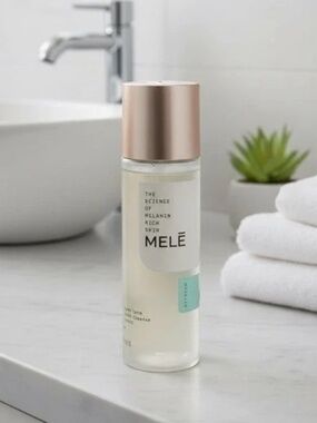 MELE Even Tone Post Cleanse Tonic with Lactic Acid for Melanin Rich Skin 5oz